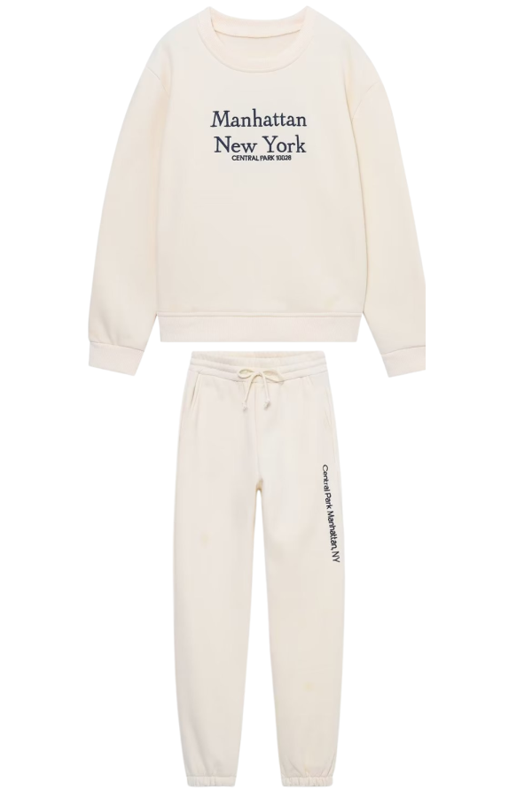Hadley  State Sweatshirt and Jogging Pants (Embroidered Text) Online