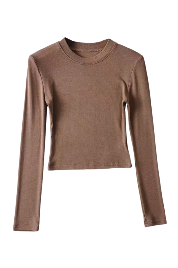 Parker  Knitted Long Sleeves T-Shirt (5 Colors) Online - Image 4