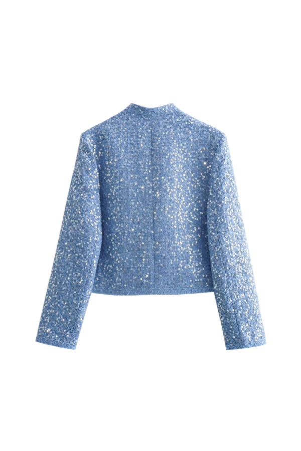 Daisy  Open Front Sequinned Short Jacket Online Hot Sale - Image 2
