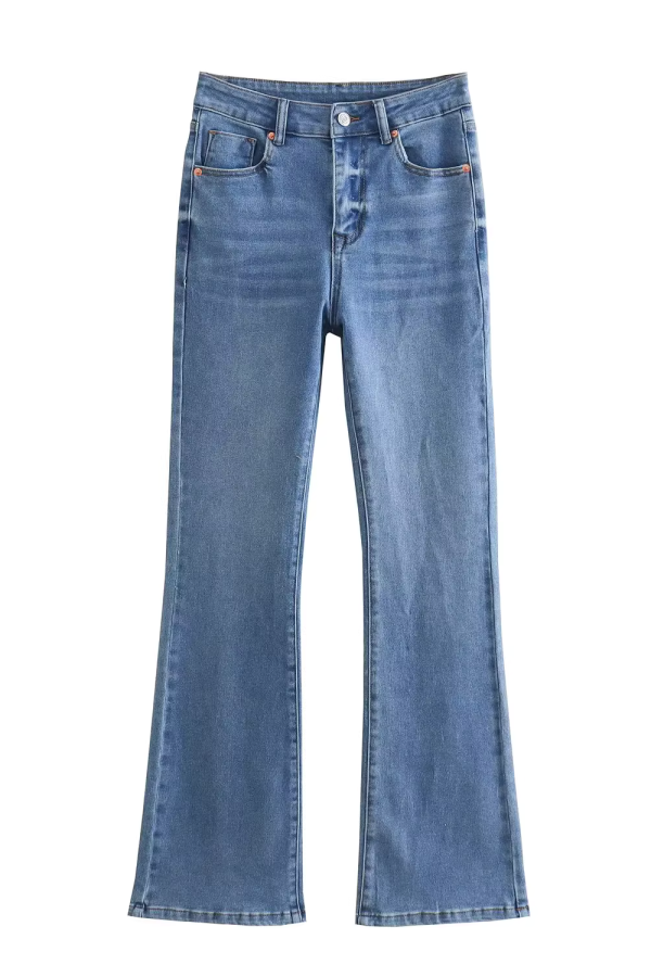 Tess  High Waist Flared Jeans (2 Colors) For Cheap