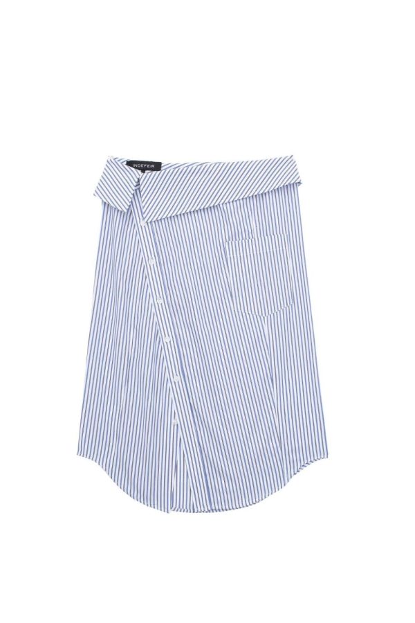 Brooklyn  Stripe  Shirt & Midi Skirt（Sold Seperately) Online - Image 4