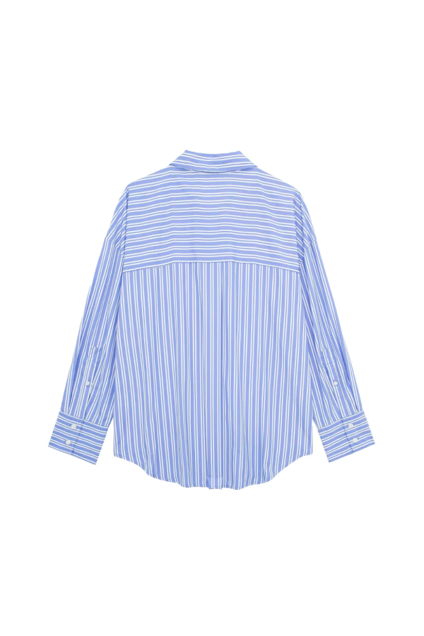 Addison  Striped Loose Long Sleeved Shirt on Sale - Image 2