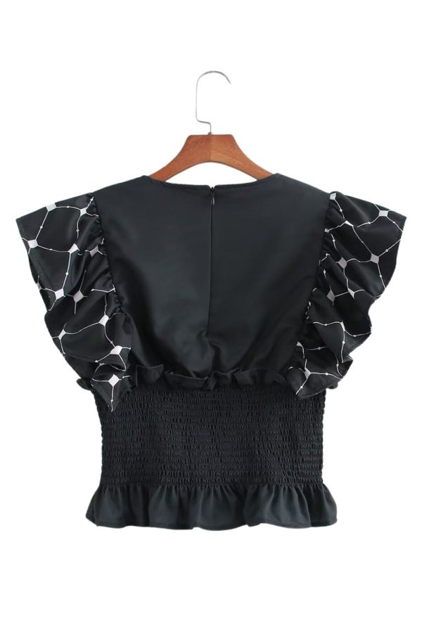 ‘Florence’ Printed  Casual Top & Skirt Set Online - Image 2