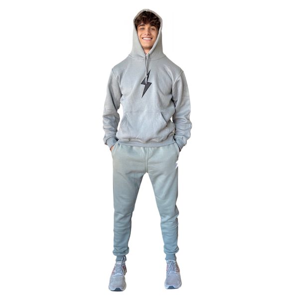 BRUCE BOLT Cotton Joggers - GREY Cheap - Image 3