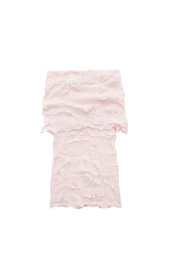 Galina   Textured Shoulder-Bare Knitted Top For Sale