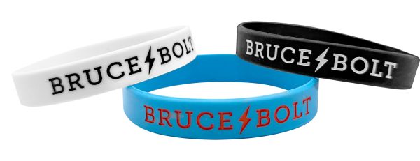 BRUCE BOLT  Silicone Bracelet | Baby Blue Online now - Image 2