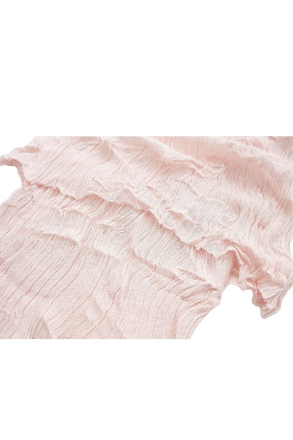 Galina   Textured Shoulder-Bare Knitted Top For Sale - Image 4