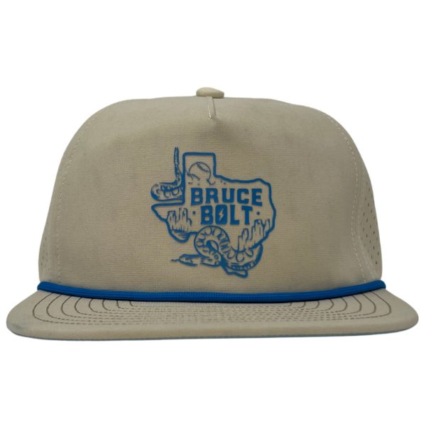 BRUCE BOLT Rope Snapback with Texas Desert Logo - SAND Online Sale - Image 2