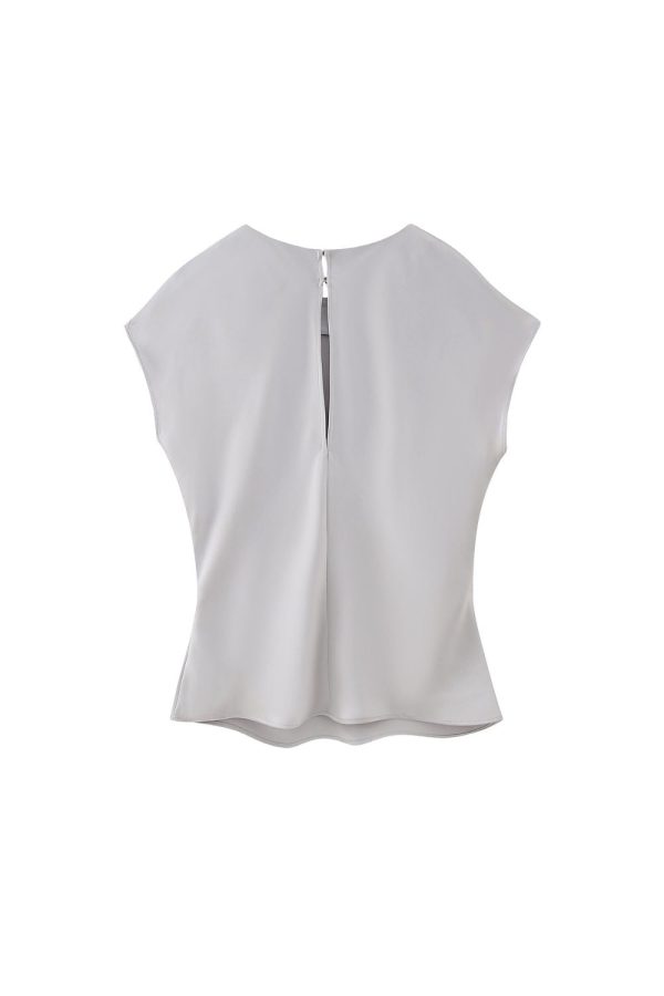 ‘Ariana’ Satin Textured Top & Skirt Set  (Sold Separately) Online Sale - Image 3