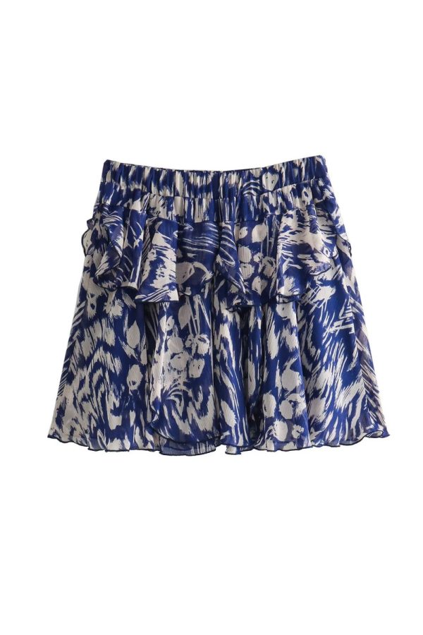 Audrey  Layered Flora Blouse & Skirt Set on Sale - Image 5