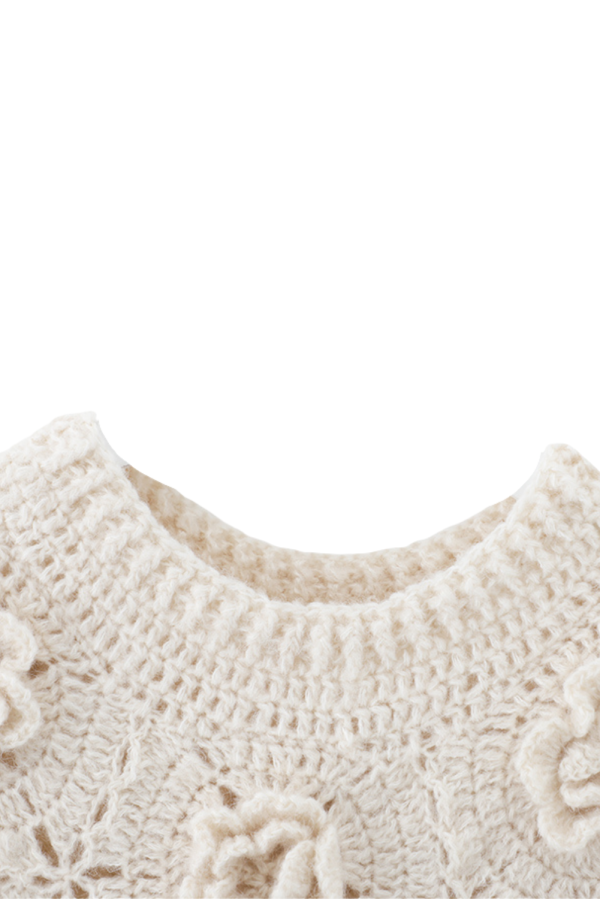 Venus  Hand-Knitted Hollow Sweater Online Sale - Image 4