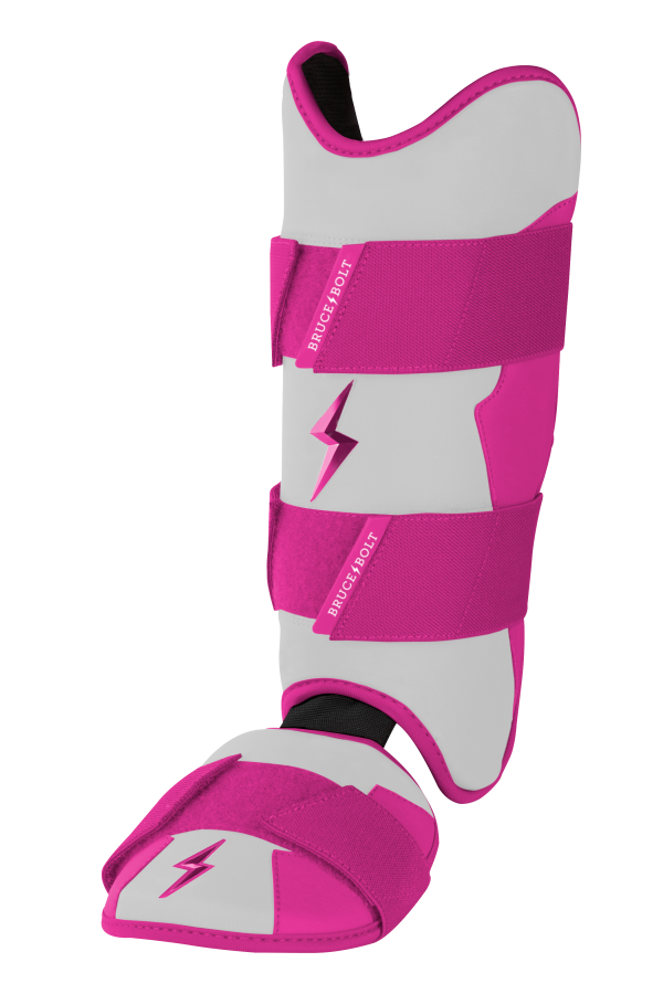 BRUCE BOLT Chrome Series Leg Guard - PINK on Sale - Image 3