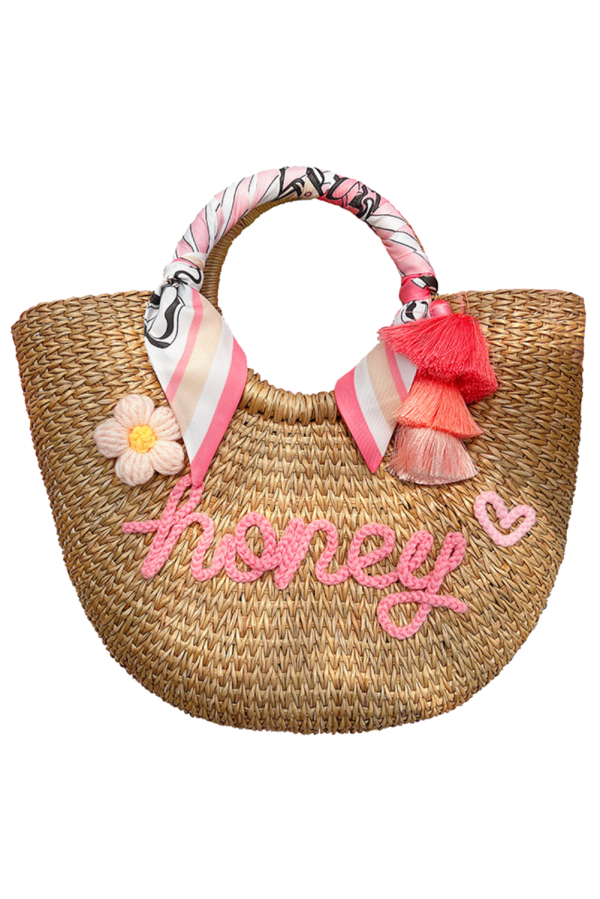Camille  Customizable Straw Bag (2 Styles) Online now