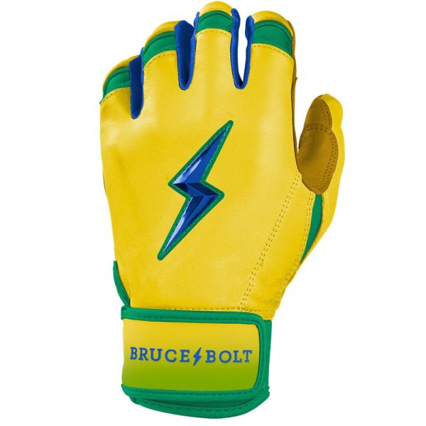 Coach RAC  Limited Edition Short Cuff Batting Gloves - RAC Yellow on Sale - Image 3