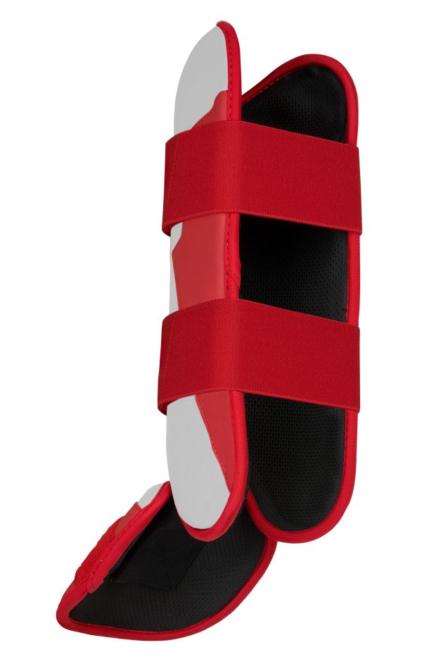 BRUCE BOLT Chrome Series Leg Guard - RED For Sale - Image 2