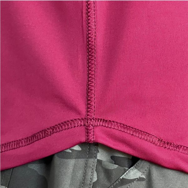 BRUCE BOLT Short Sleeve Performance T-Shirt with Reflective Bolt - MAROON on Sale - Image 4