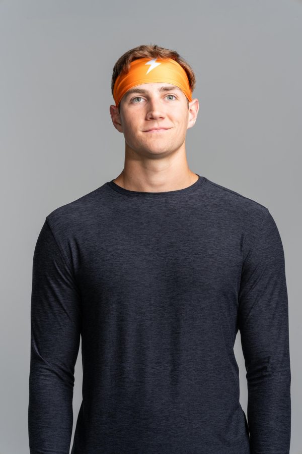 BRUCE BOLT Performance Headband - ORANGE Online Sale - Image 2