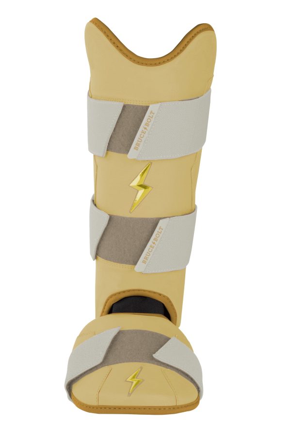 BRUCE BOLT Gold Series Leg Guard - GOLD For Sale