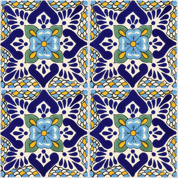 Mexican Talavera Ceramic Decorative Tile: Polanco 2 For Cheap - Image 3