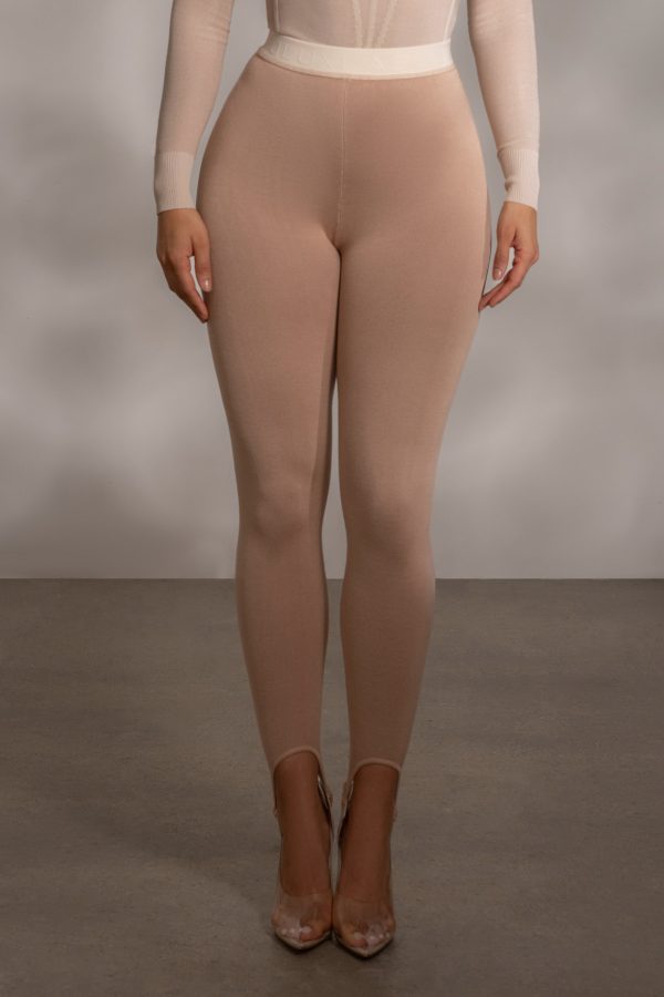 Beige Marlow Leggings Discount - Image 3