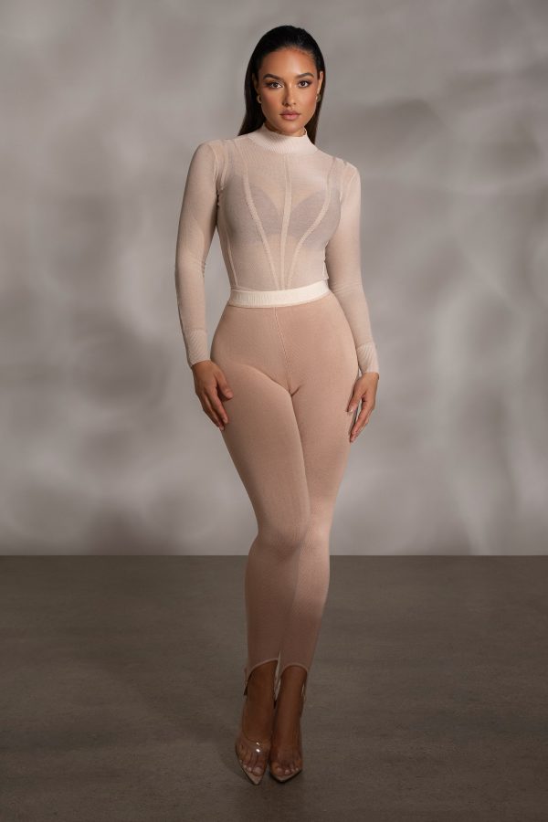 Beige Marlow Leggings Discount