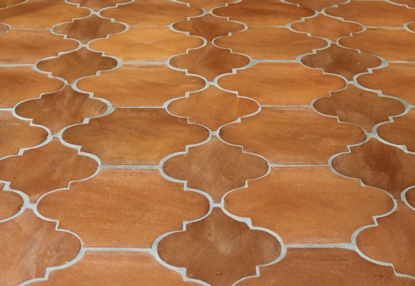 6.5 x 6.5 in. Arabesque Picket Tierra High-Fired Floor Tile Cheap - Image 3