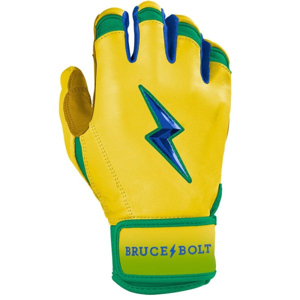 Coach RAC  Limited Edition Short Cuff Batting Gloves - RAC Yellow on Sale - Image 4