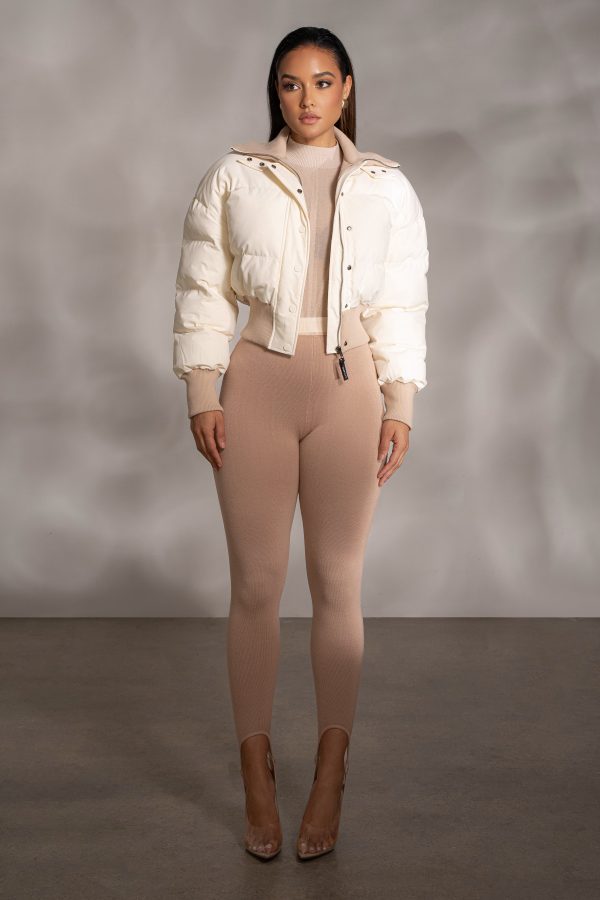 Beige Marlow Leggings Discount - Image 5