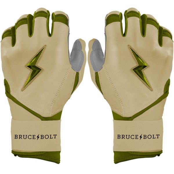 PREMIUM PRO Patriot Series Long Cuff Batting Gloves - MILITARY BEIGE For Sale