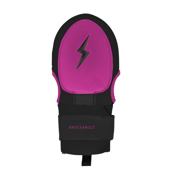 BRUCE BOLT Creator Series Sliding Mitt - BLACK W  HOT PINK Online Sale