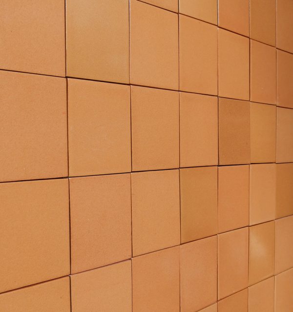 Mexican Talavera Ceramic Solid Tile: Terra Cotta Online Sale - Image 4