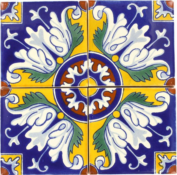Mexican Talavera Ceramic Decorative Tile:  Romanesco on Sale - Image 5