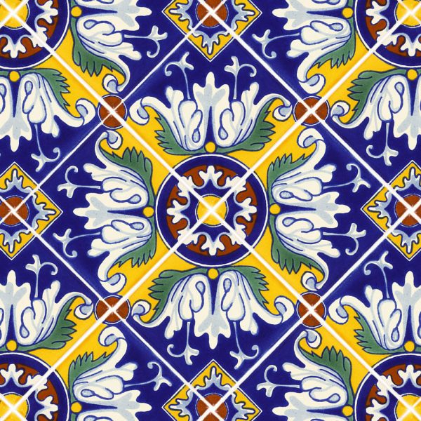 Mexican Talavera Ceramic Decorative Tile:  Romanesco on Sale - Image 3
