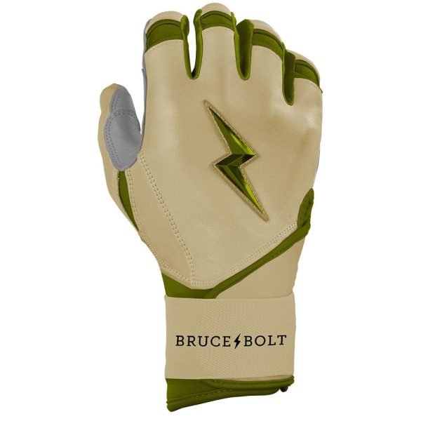 PREMIUM PRO Patriot Series Long Cuff Batting Gloves - MILITARY BEIGE For Sale - Image 4