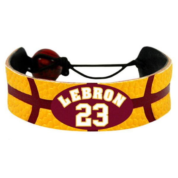 Cleveland Cavaliers Bracelet Team Color Basketball LeBron James CO Discount